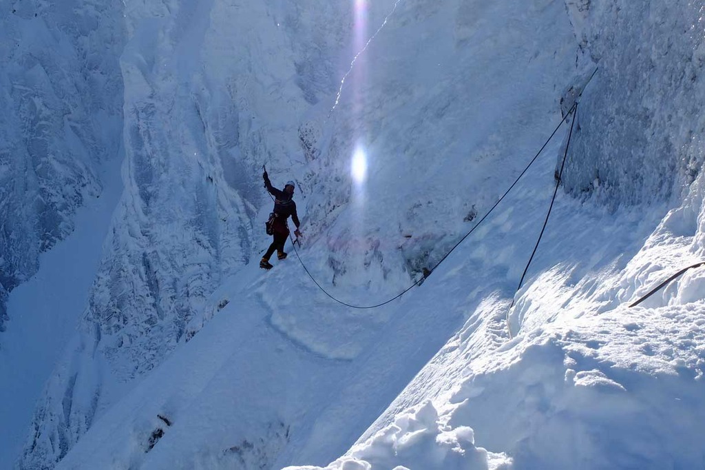 Highaltitude mountaineering course Dolomiti SkiRock