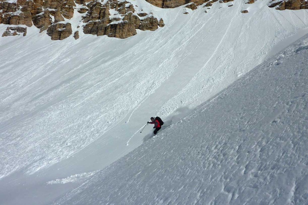 Ski Mountaineering Traverse from Cortina to Braies Dolomiti SkiRock