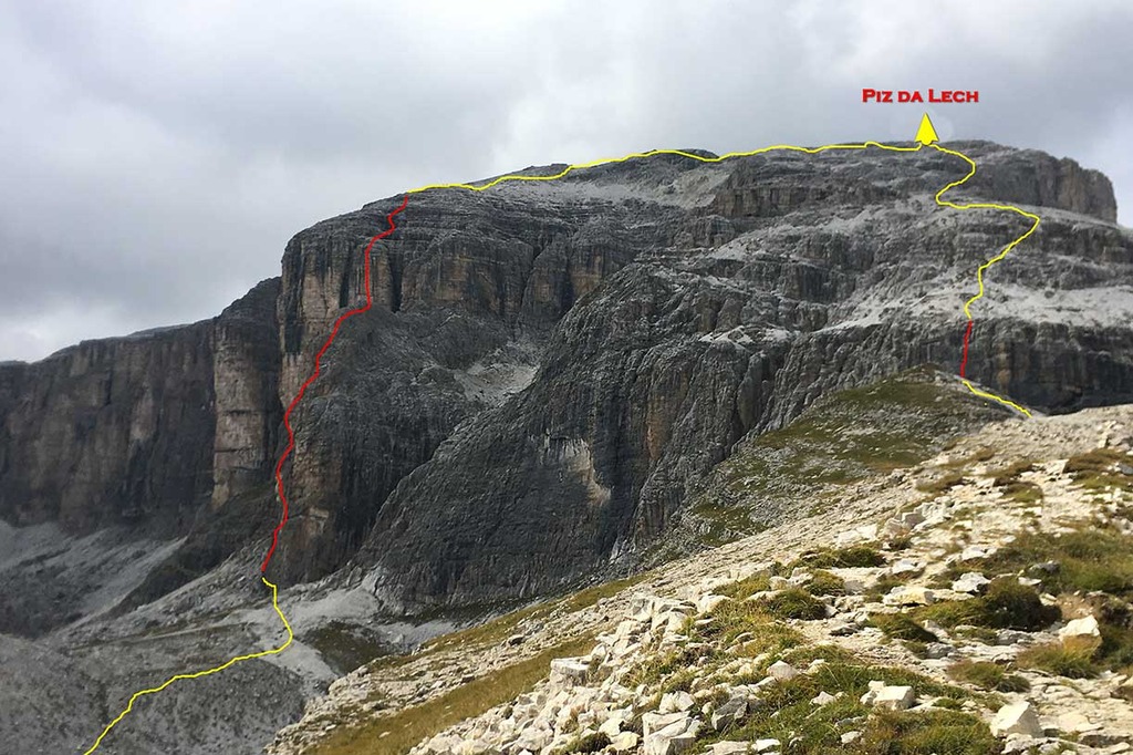 Via Ferrata Piz da Lech de Boè Dolomiti SkiRock