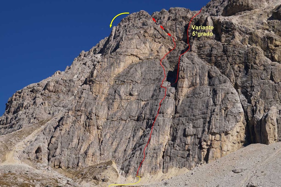 Via del Buco al Piccolo Lagazuoi Dolomiti SkiRock