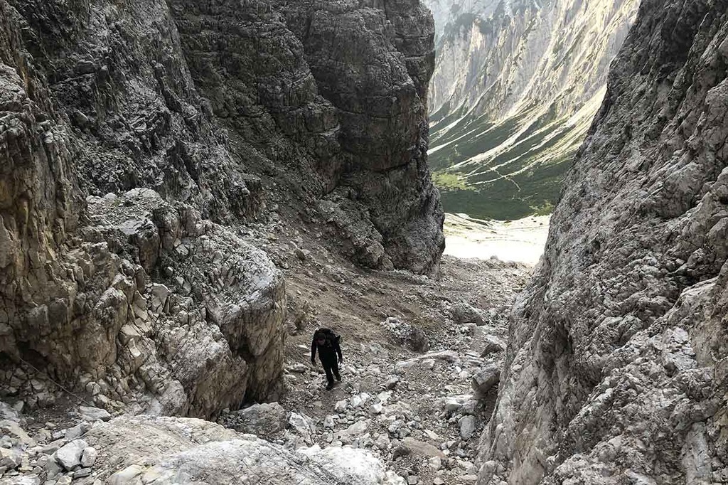 Cima Ovest Di Lavaredo Via Normale Dolomiti SkiRock