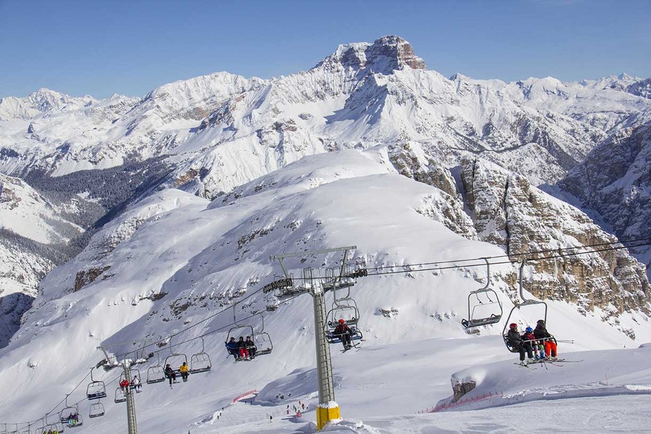 Skiing in Cortina d'Ampezzo