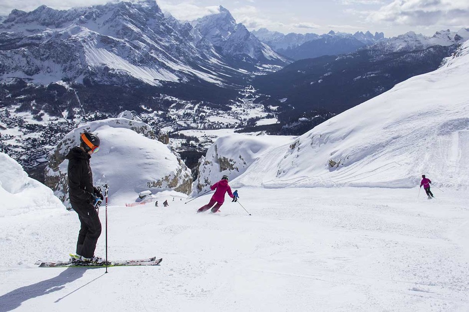 Sciare a Cortina d'Ampezzo e Dintorni