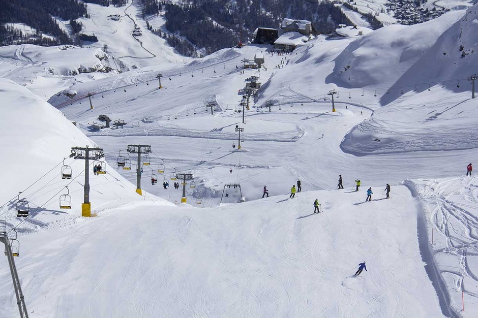 Skiing in Cortina d'Ampezzo